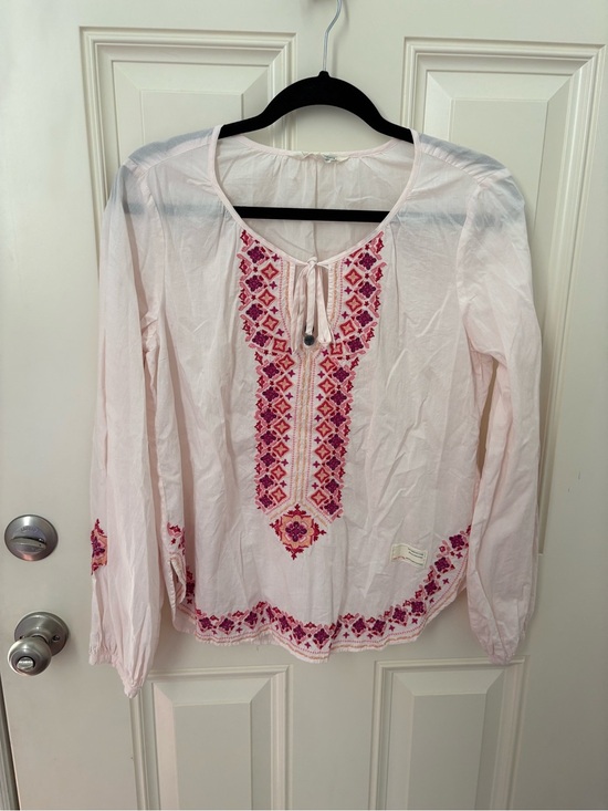 Odd Molly Tops - Odd Molly Embroidered Long Sleeve Peasant Top Size S (1)